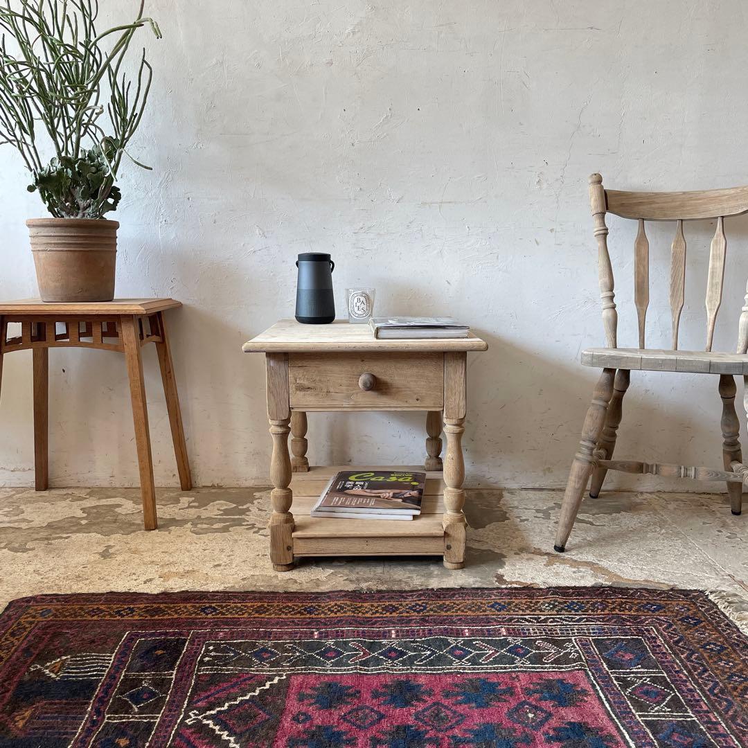 年末・年始SALE ビンテージ ドロワーサイドテーブル ベッドサイド　剥離 ヴィンテージ スツール サイドテーブル ベッドサイドテーブル 剥離