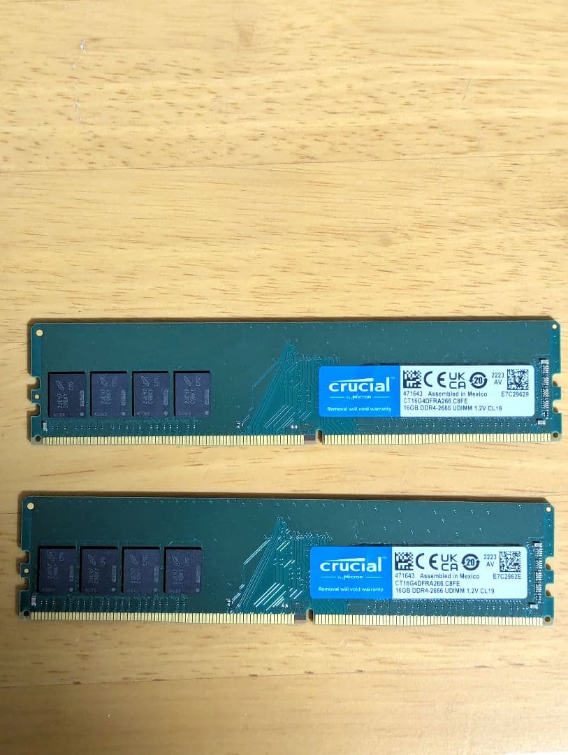 メモリー crucial DDR4 32GB(16x2) 2666Mhz Amazon | Crucial デスクトップ用増設メモリ 32GB(16GBx2枚) DDR4