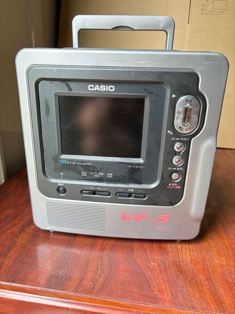 CASIOポータブルVHSビデオレコーダー(VF-5) - メルカリ