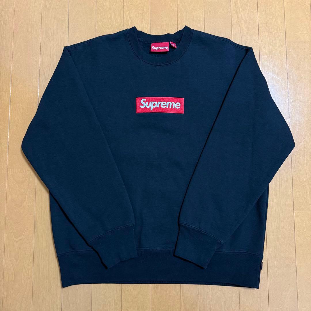 Supreme Box Logo Crewneck ブラック S 22aw - メルカリ