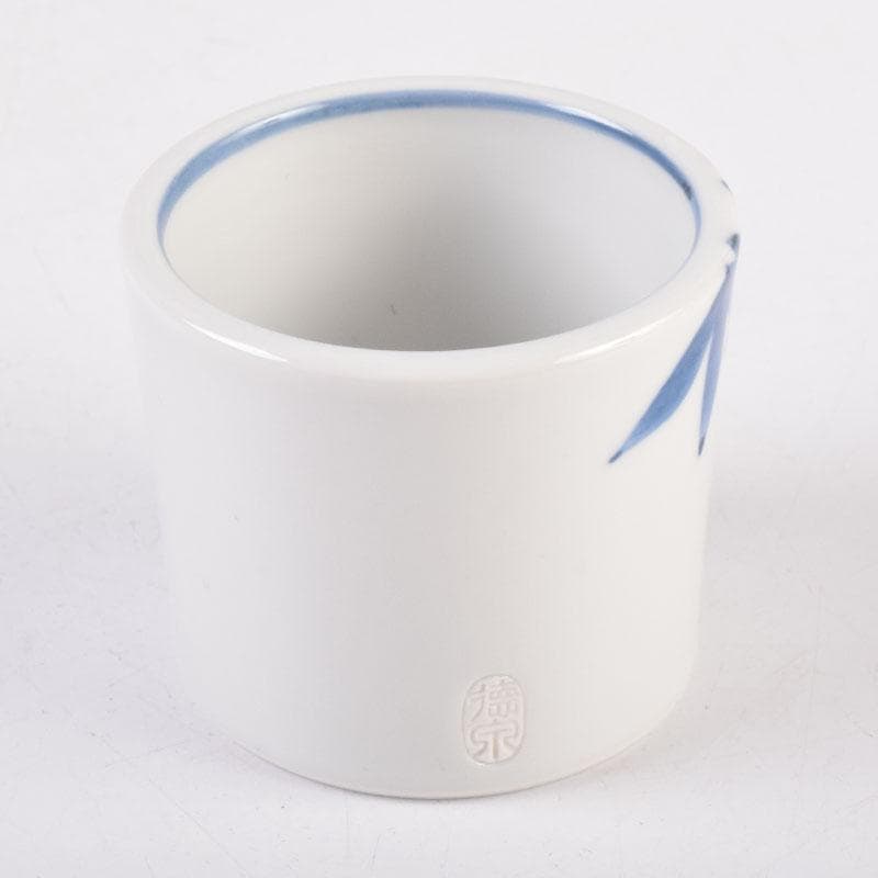 茶道具 紫翠窯 三代 西村徳泉造 染付 竹文 蓋置 共箱 V 8379 - メルカリ