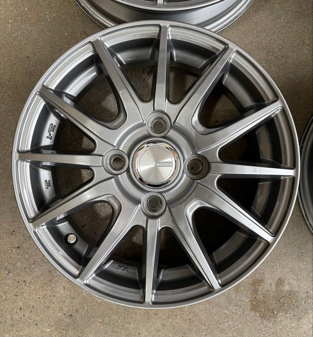 社外アルミホイール WEZEN 13×4.0J 100 4H 42 4本