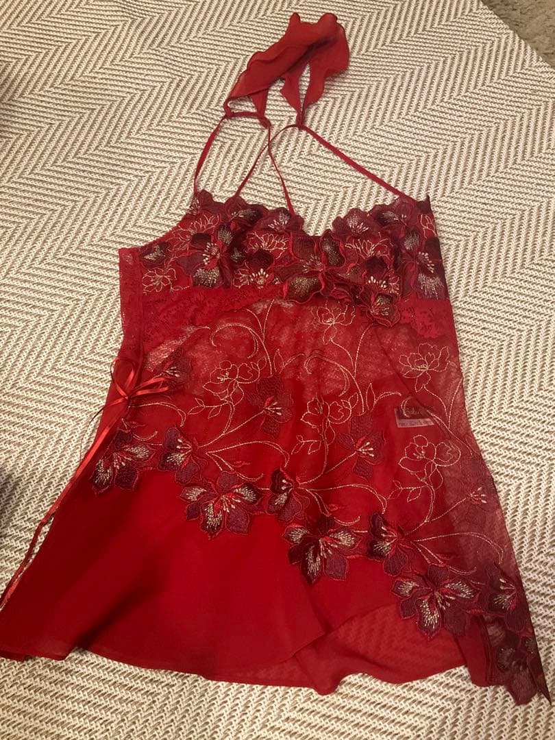 今期　限定色　赤　ワコール　サルート　キャミソール　Mサイズ サルート（SALUTE） ワコール キャミソール CTJ227 Wacoal salute 27