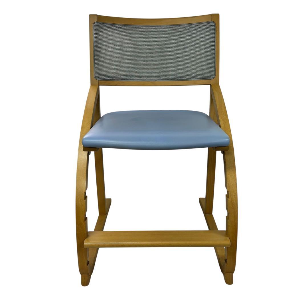 Karimoku(カリモク) 学習チェアー フローラルブルー - メルカリ