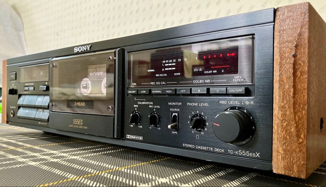 SONY ステレオカセットデッキ TC-K555ESX SONY TC-K555ESX Stereo Cassette deck – ExAUDIO