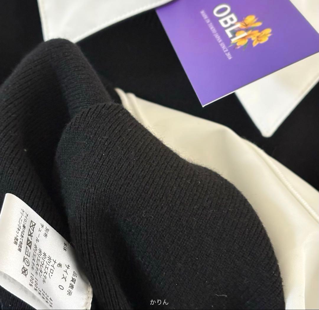 新品 オブリobli ペタルドッキングワンピース 0サイズ 定価49,500完売