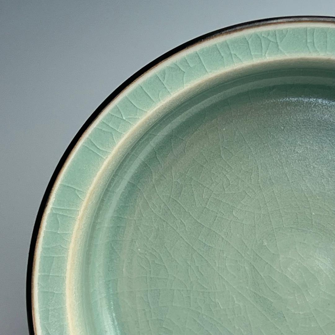 龍泉窯 青磁折沿洗 唐物 中国古玩 中国美術 A953 - メルカリ