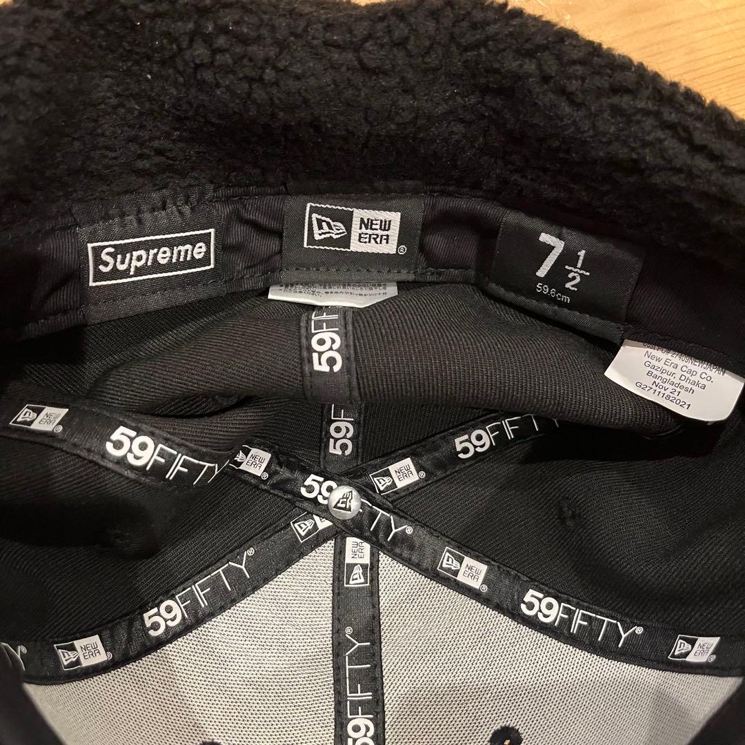 S*T様 Supreme ブラック フライトキャップ　7 1/2 59.6cm