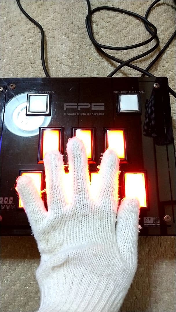 静音化 三和ボタン 新基板 ビートマニア FPS コントローラー ps2 dao