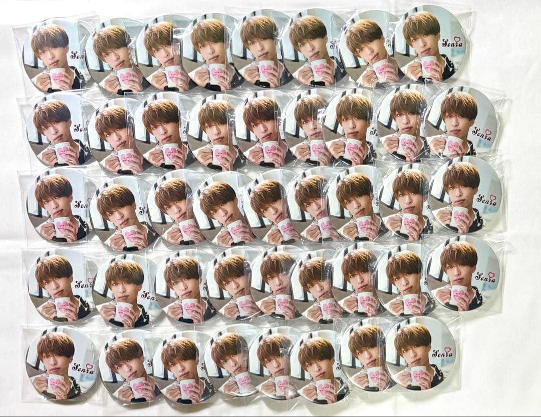 センラ Brun 2025 センワン 実写 マグカップ ピンク 缶バッジ センラ Brun 缶バッジ 実写 マグカップ - メルカリ