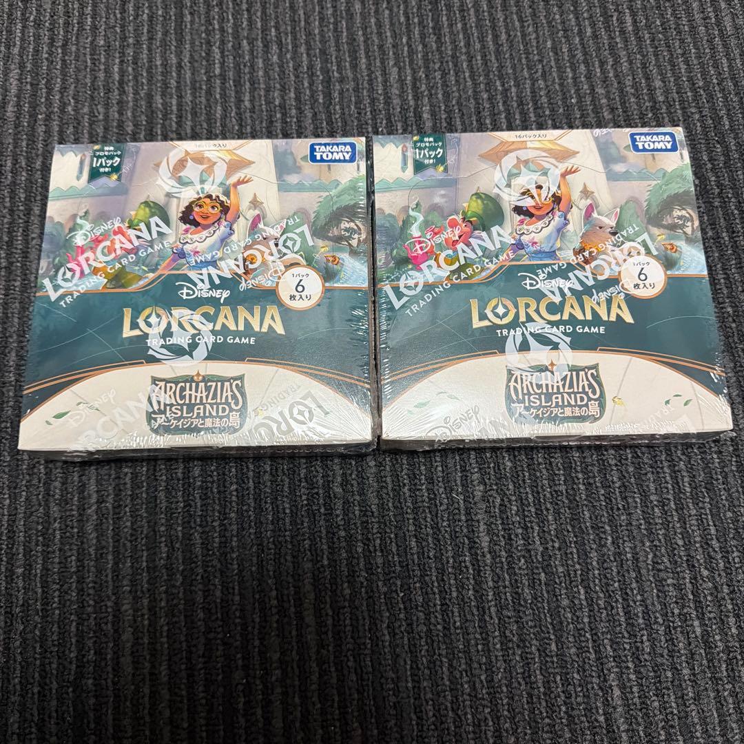 ディズニー ロルカナ TCG ブースターパックアーケイジアと魔法の島 2ＢＯＸ ディズニー・ロルカナ・TCG 日本語版 ブースターパック アーケイジアと