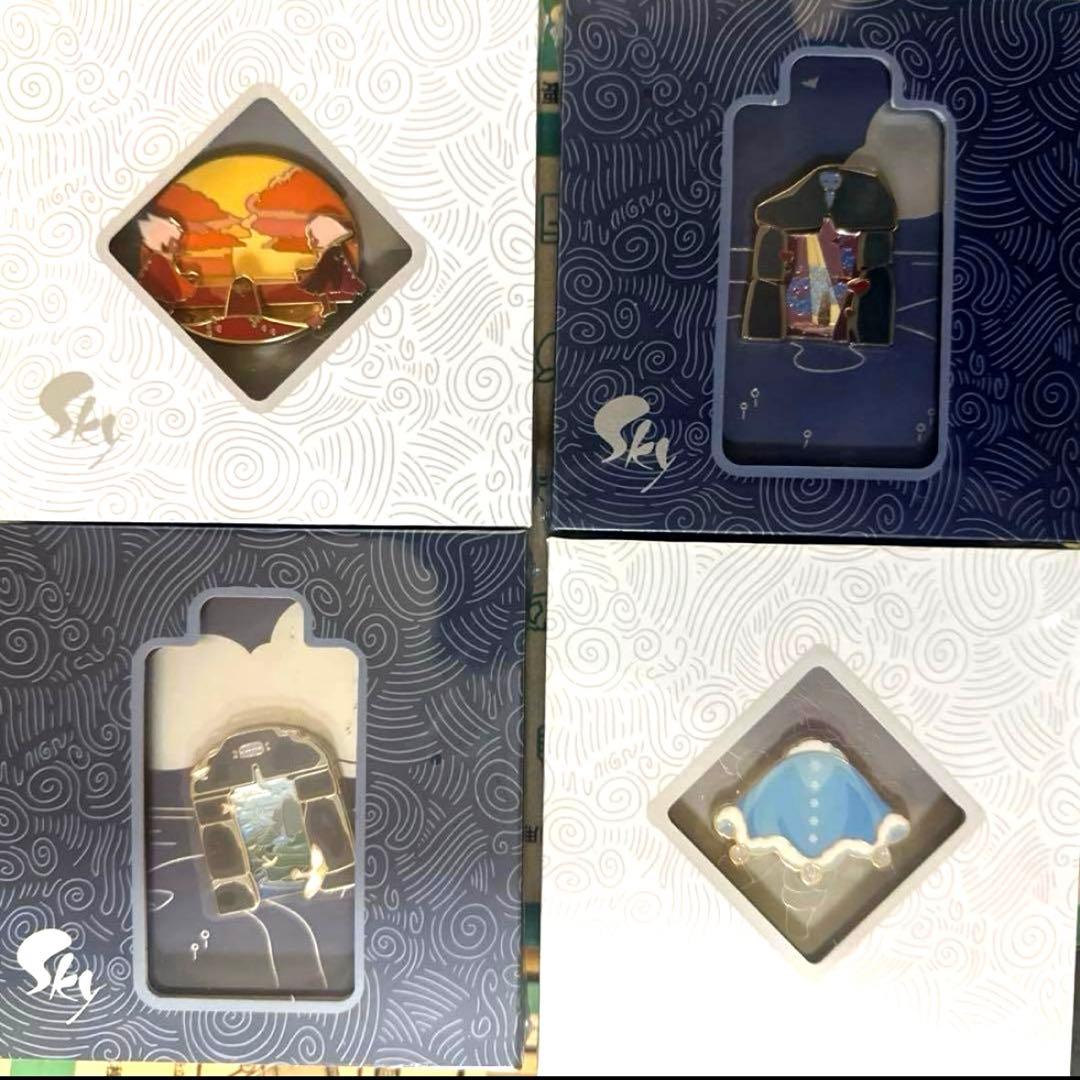 Sky 星を紡ぐ子どもたち　ピンバッジ4セット Sky 星の子 ピンバッチ 缶バッジ 精霊 コスプレ 究極の贈り物 4セット