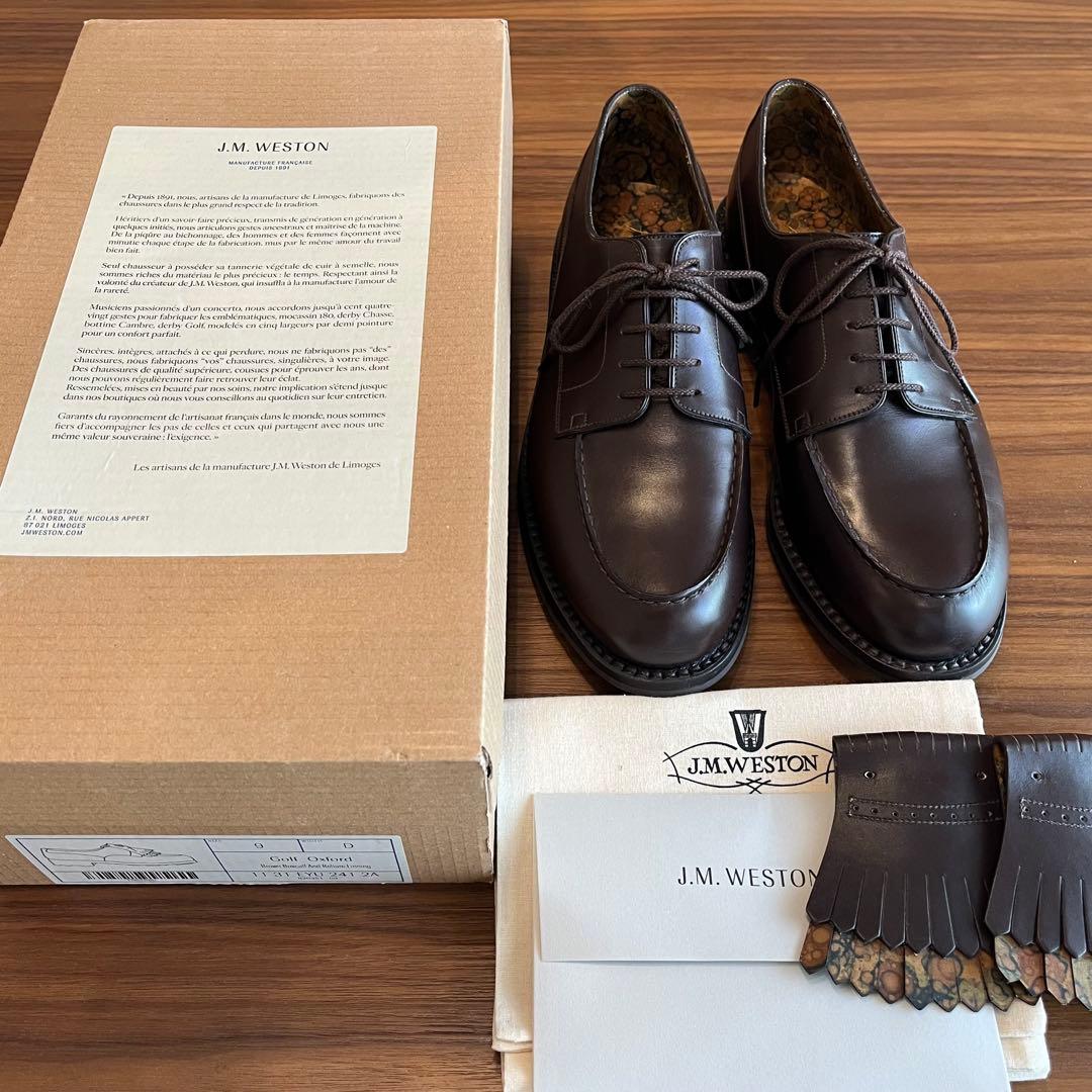 シューズ(男性用) J.M.WESTON GOLF 641 collection papiers