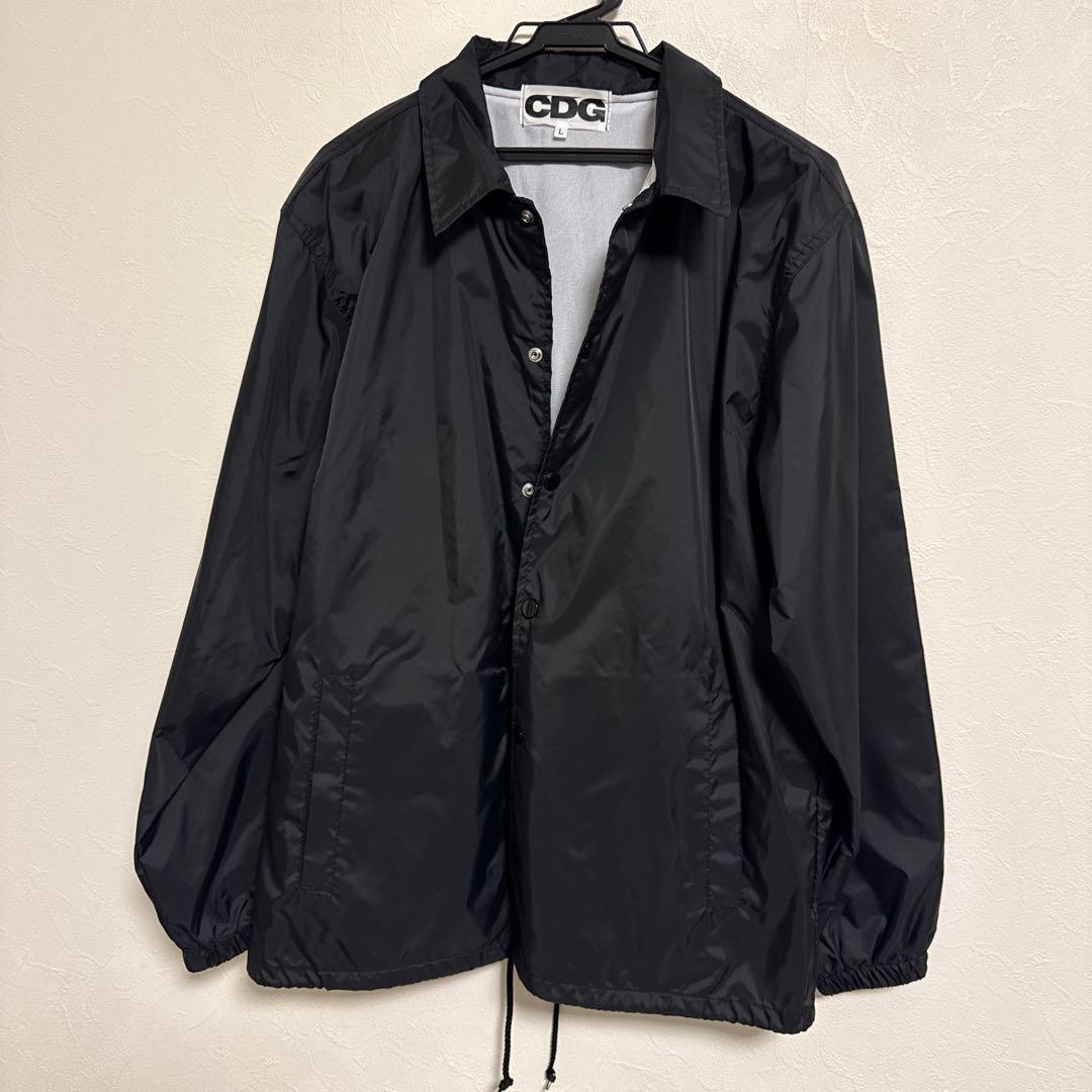 ヒ*ロ様 コムデギャルソン CDG コーチジャケット ブラック L 楽天市場】コムデギャルソン コーチジャケット リバーシブル 長袖
