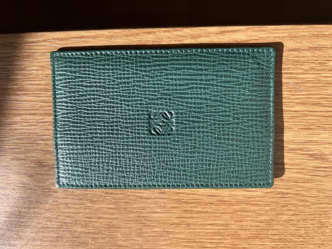 ロエベ　LOEWE　アナグラムロゴ レザーカードケース　グリーン　緑　名刺入れ 楽天市場】LOEWE ロエベ ゴヤ カードケース レザー グリーン カード