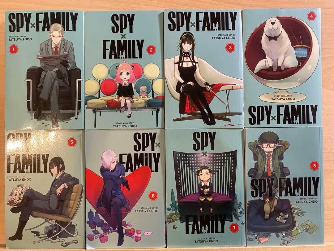 スパイファミリー SPY FAMILY 1-8巻セット 英語版 - メルカリ