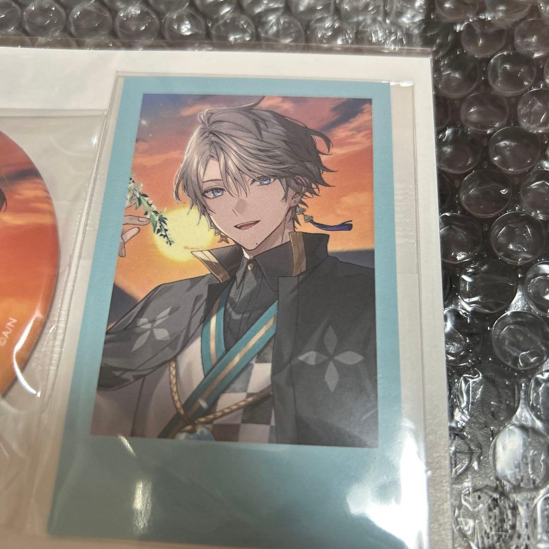 甲斐田晴 誕生日グッズ 箔押し缶バッジ＆チェキ風カード 2025 - メルカリ