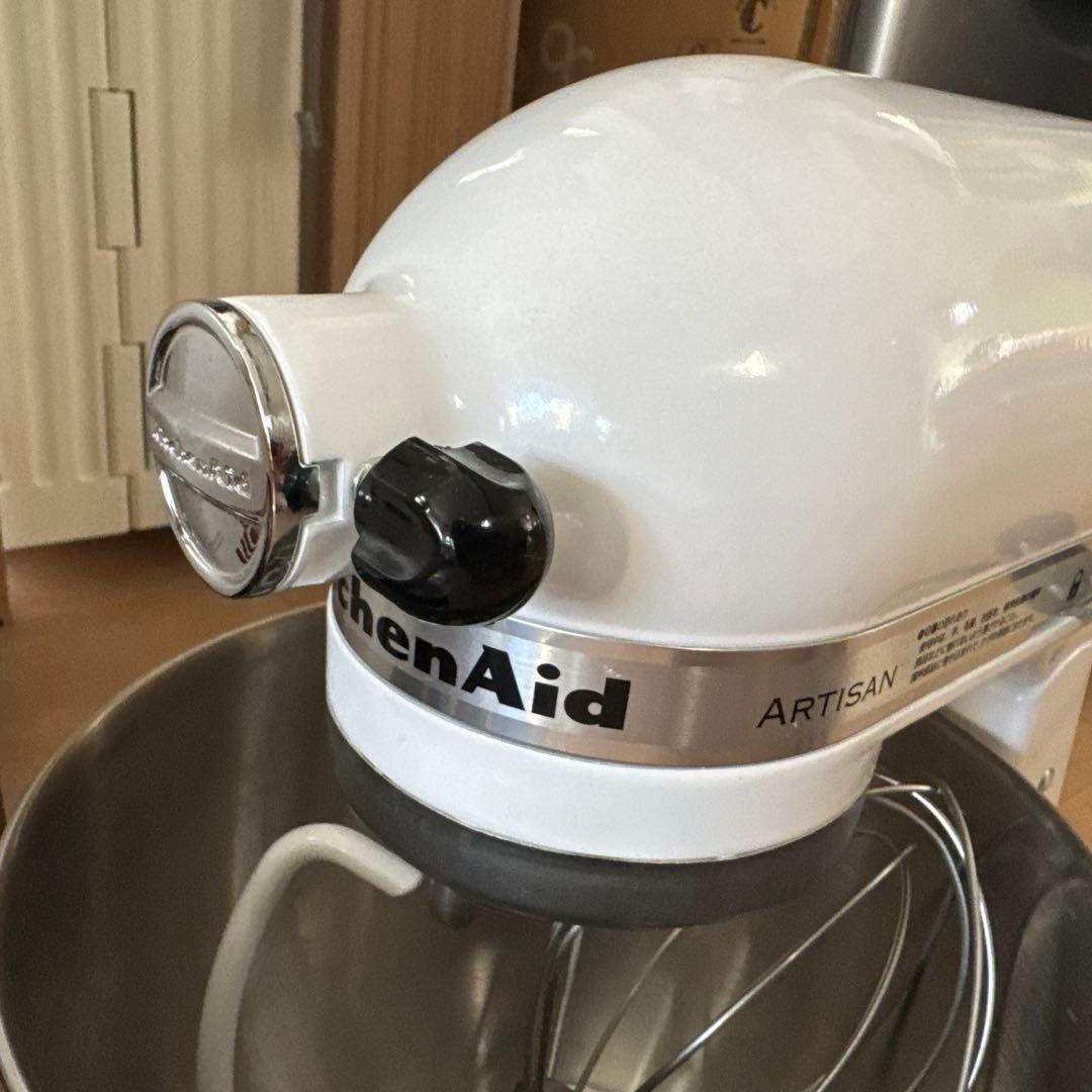 【美品】キッチンエイド(Kitchen Aid)スタンドミキサー 4.8L 白