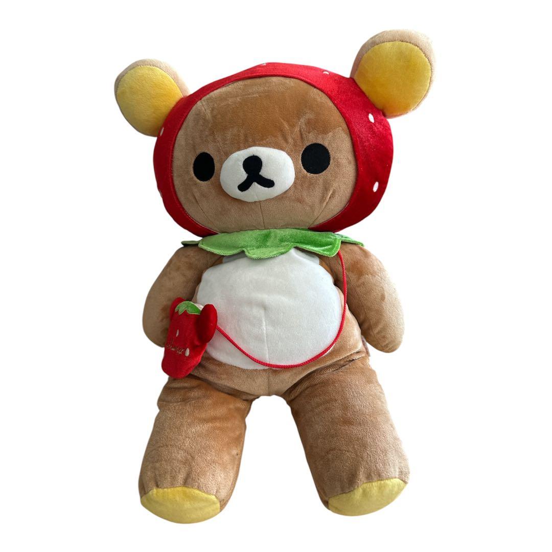 希少品　サンエックス　リラックマ　イチゴ　ぬいぐるみ　受注生産品　ローソン限定 希少品 サンエックス リラックマ イチゴ ぬいぐるみ 受注生産品