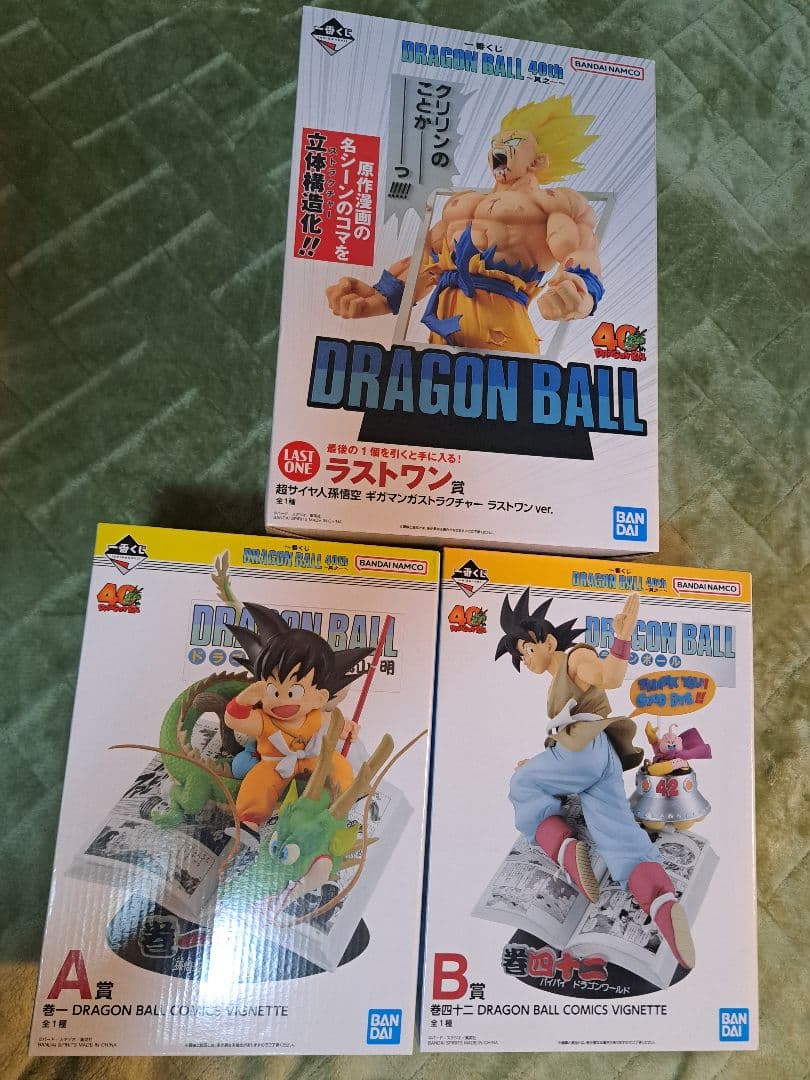ドラゴンボール 一番くじ 其の一 A賞 B賞 ラストワン賞 新品未開封 一番くじ DRAGON BALL 40th ～其之一～」の全ラインナップ公開