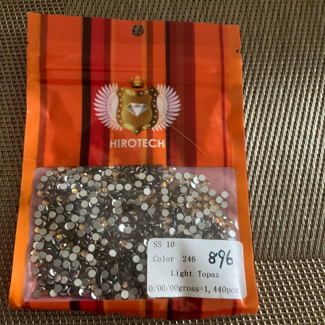 ❗️ライト トパーズ、高品質クリスタルガラスストーン、ss10，10