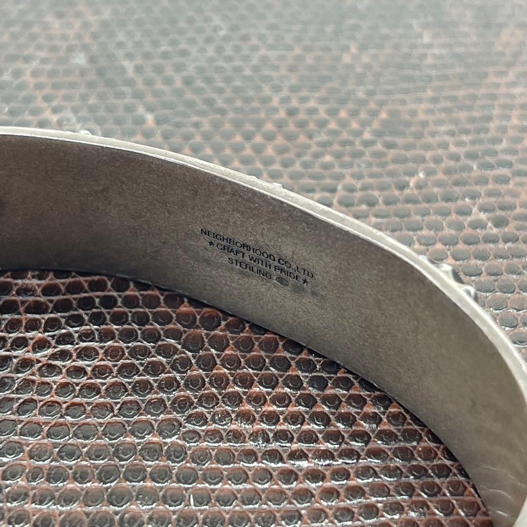 NEIGHBORHOOD シルバー アポロ コンチョ 平打ち バングル - メルカリ