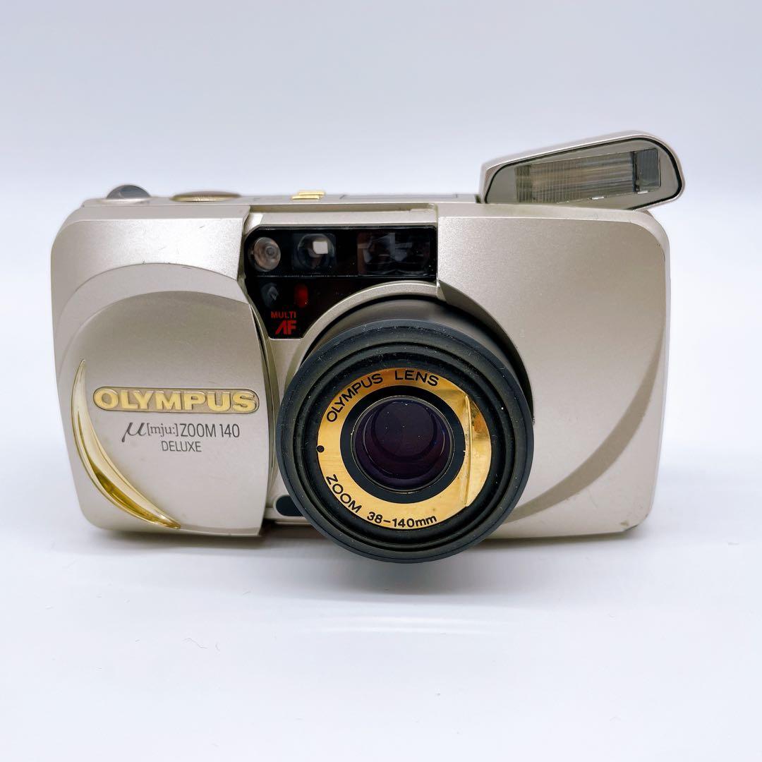 完動品】オリンパス μ zoom 140 デラックス フィルムカメラ