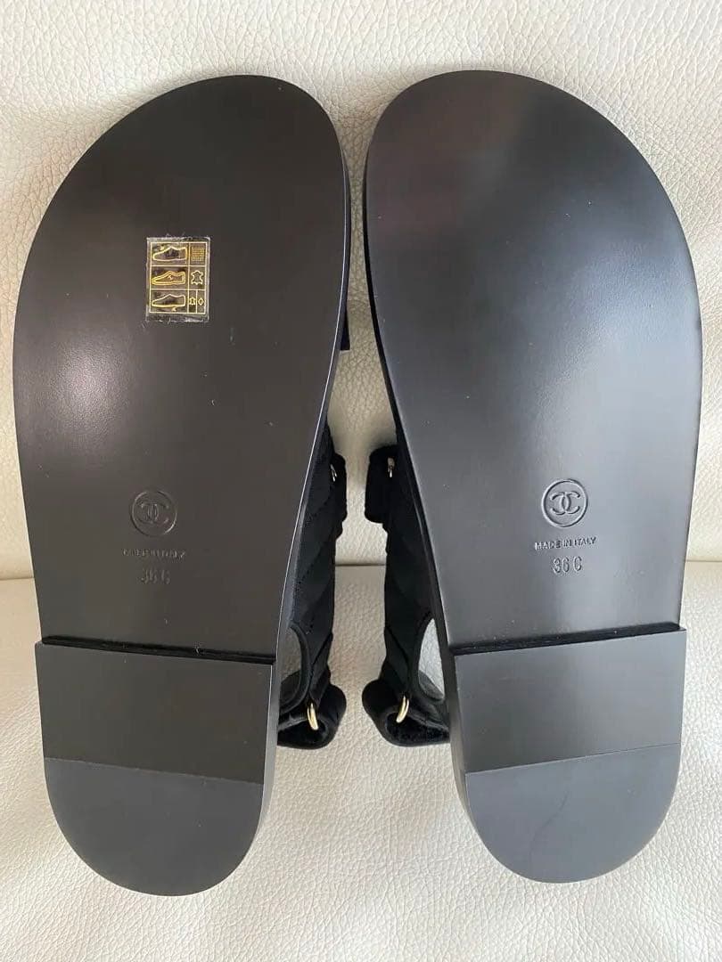 新品】CHANEL シャネル リボンサンダル 36サイズ - メルカリ