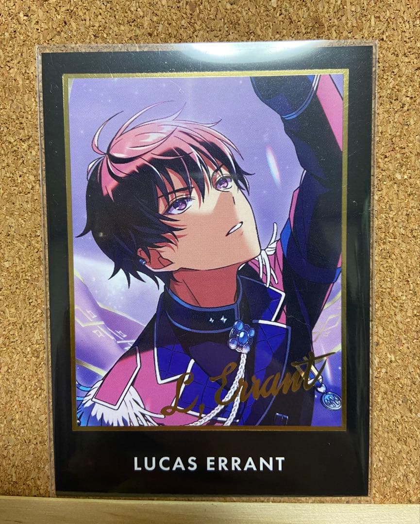 東京ディバンカー 東ディバ ルーカス・エラント SRトレカ 箔押しサイン入り 東京ディバンカー トレカ SR スーパーレア 箔押し ルーカス・エラント