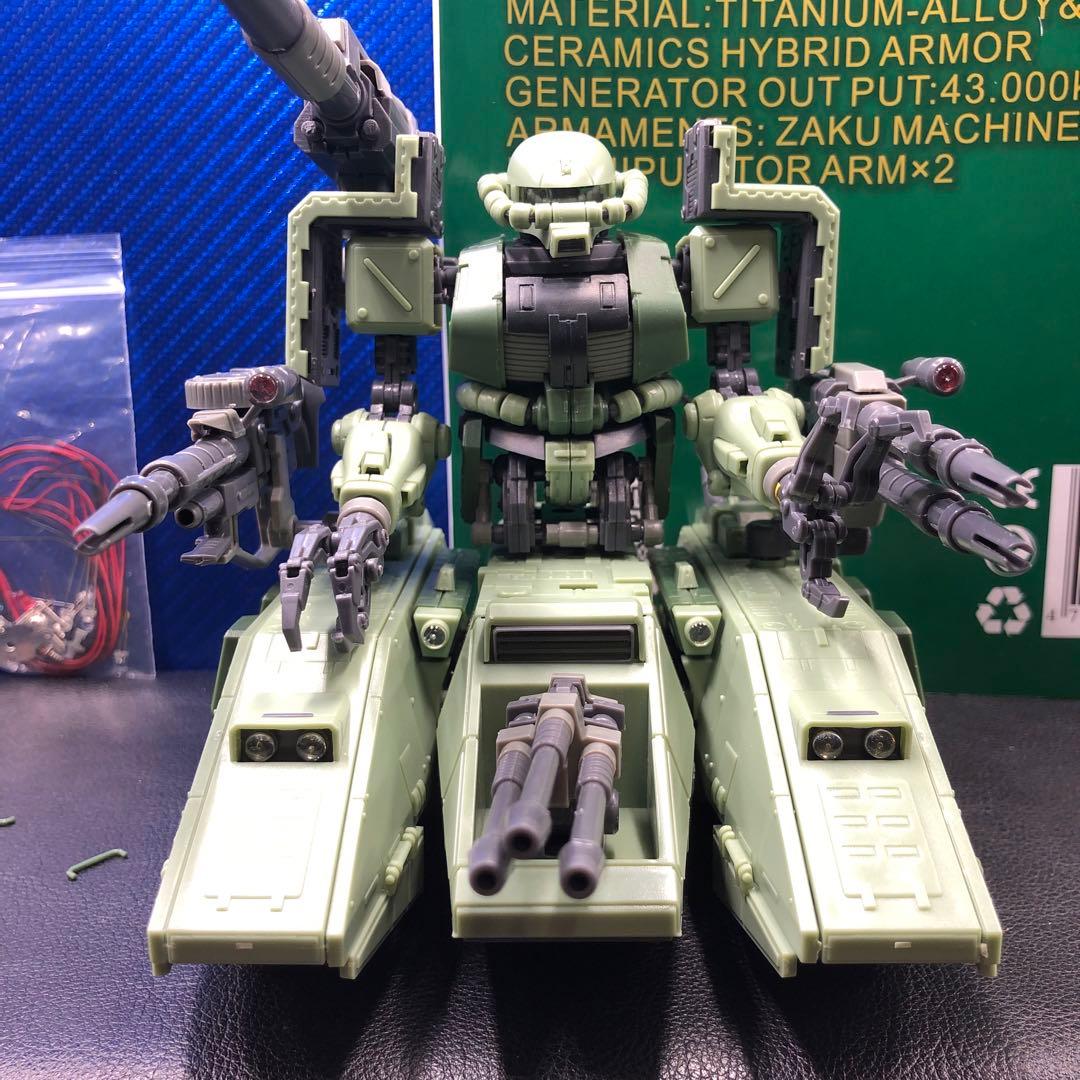 ガンプラ完成品【説明書付き】海外製 1/100 ザクタンク 美品 - メルカリ