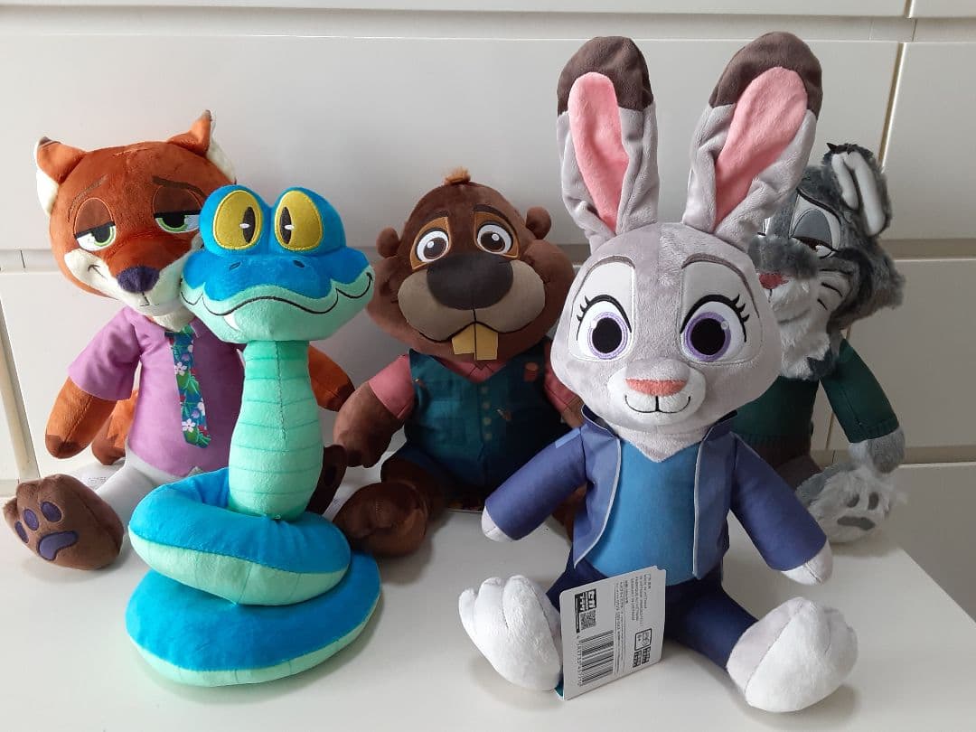 ズートピア2 Lぬいぐるみ ニック ジュディ パウバート ニブルズ