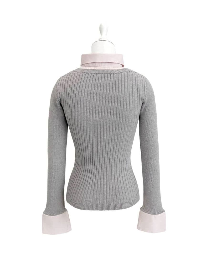 ミシェルマカロン ハニーミュウ レースアップドッキングトップス XS グレー