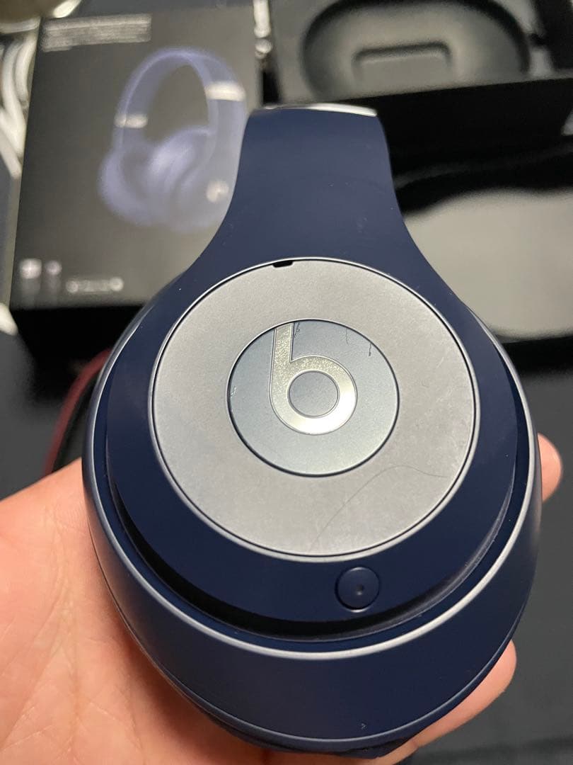 《美品》Beats Studio 3 ワイヤレスヘッドホン ネイビー