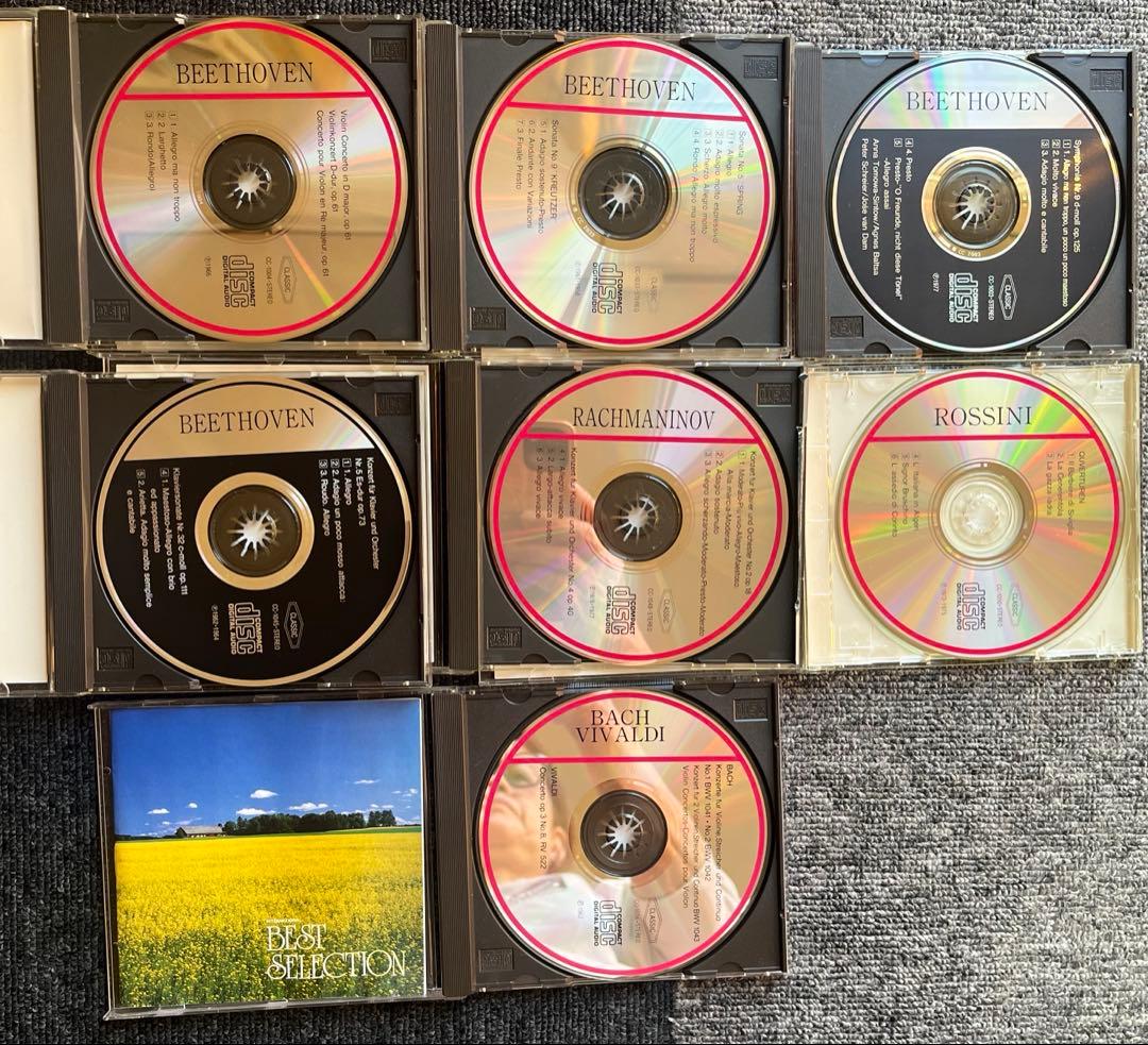 ロッシーニ・ベートーヴェン バッハ ビバルディ クラッシックCD 7枚