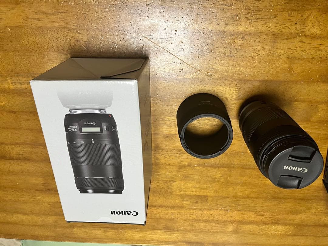 Canon EF 70-300mm f/4-5ズームレンズ 箱・レンズフード付き Amazon | JJC 可逆式 レンズフード 黒 Canon EF 70-300mm f4-5.6l IS