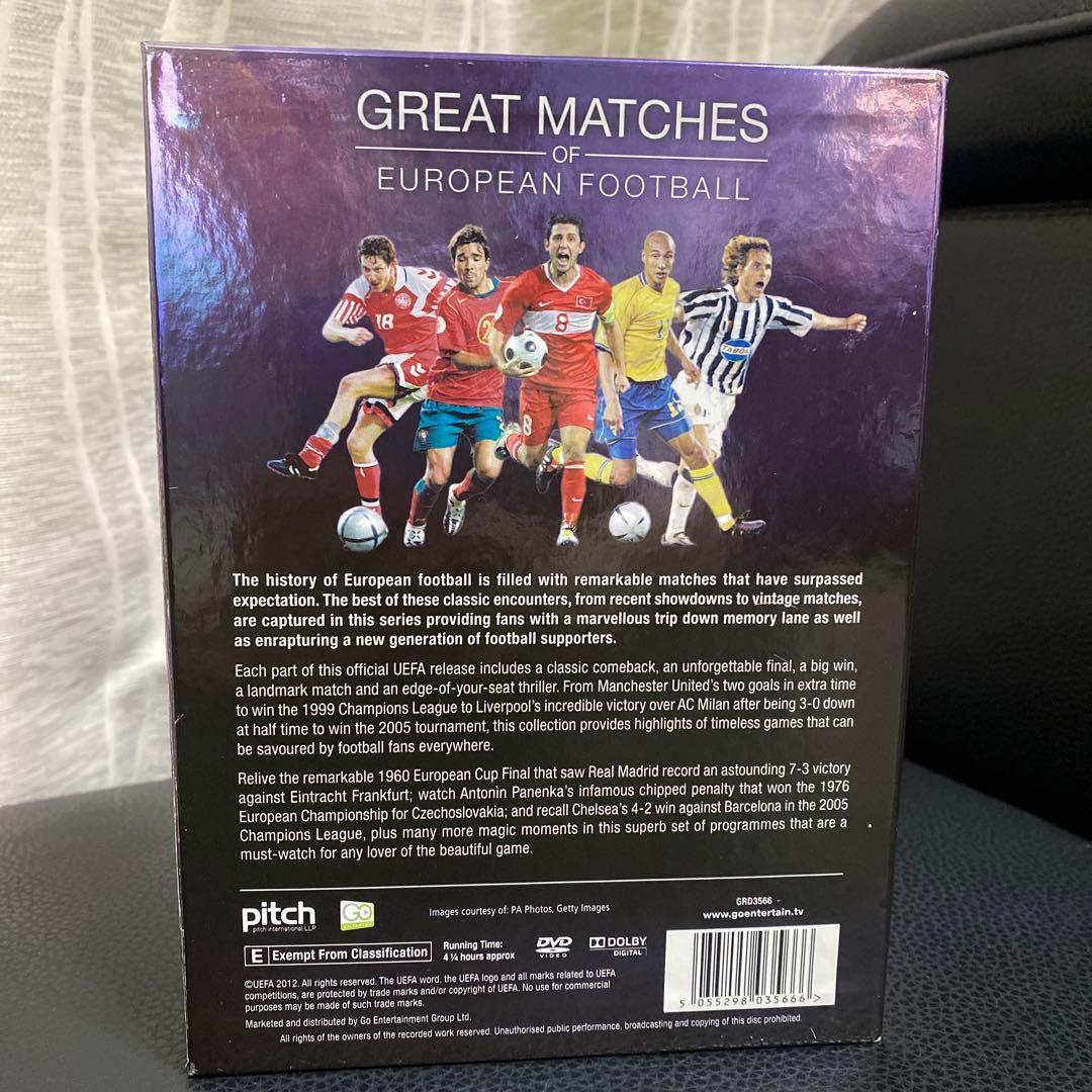 中古品DVD GREAT MATCHES OF EURO サッカー5枚入りセット - メルカリ