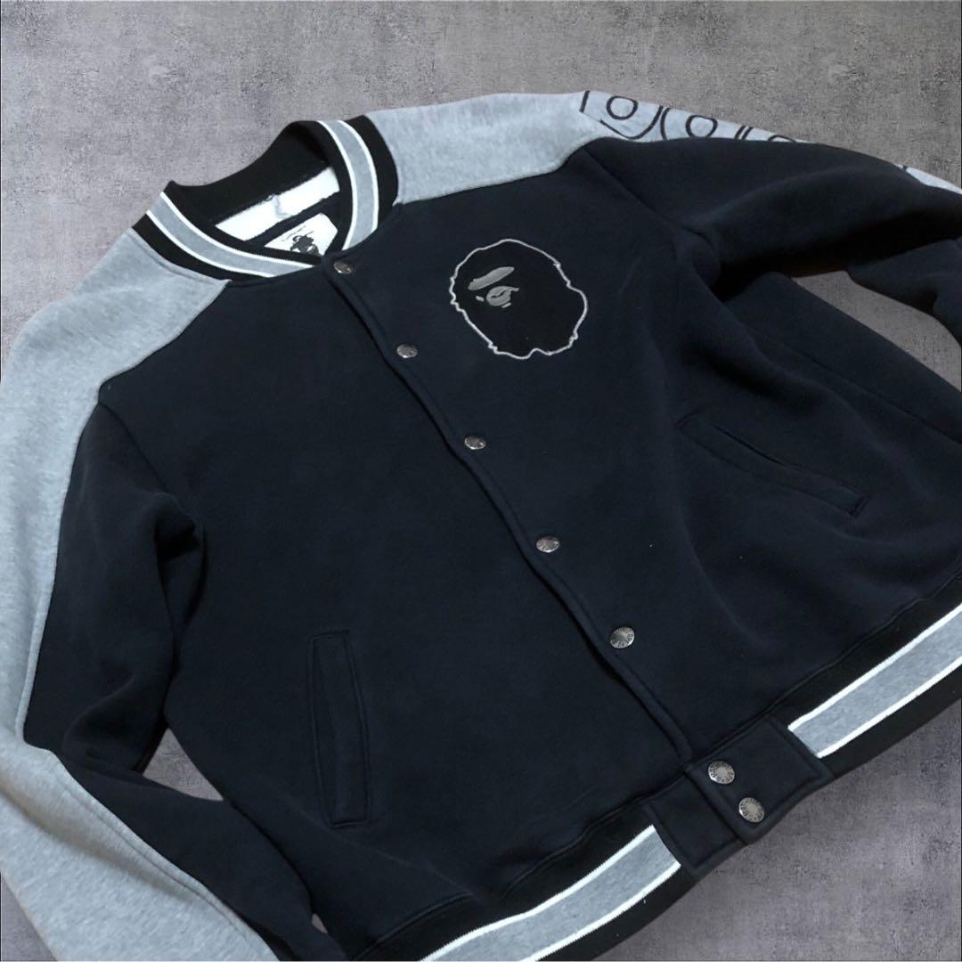 A BATHING APE アベイシングエイプ スウェット スタジャン 猿タグ A ア