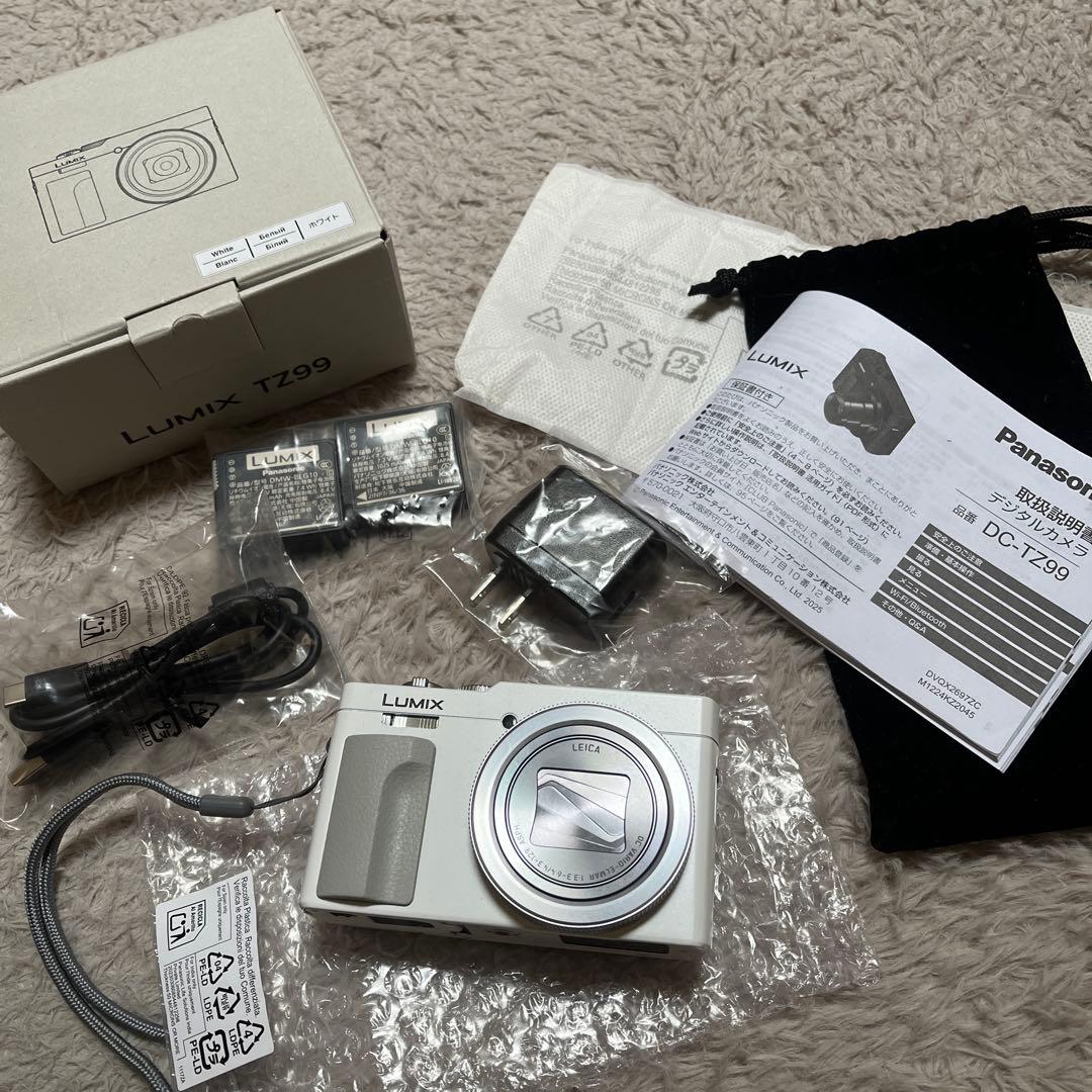 早いもの勝ち！LUMIX TZ99 ホワイト LUMIX DC-TZ99-W ホワイト
