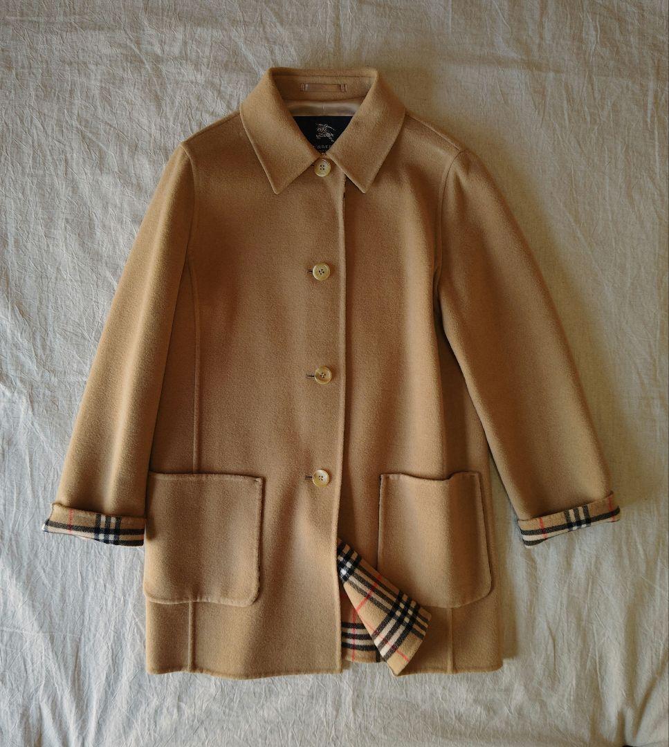 BURBERRY LONDON ウールカシミアコート ノバチェック サイズ40 バーバリー ロンドン BURBERRY LONDON ノバチェック ウール コート