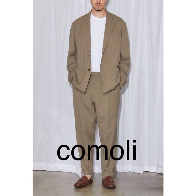 comoli 19ss ウール2Bジャケット COMOLI -Wool 2B Jacket & 2tuck Pants- | twelve blog