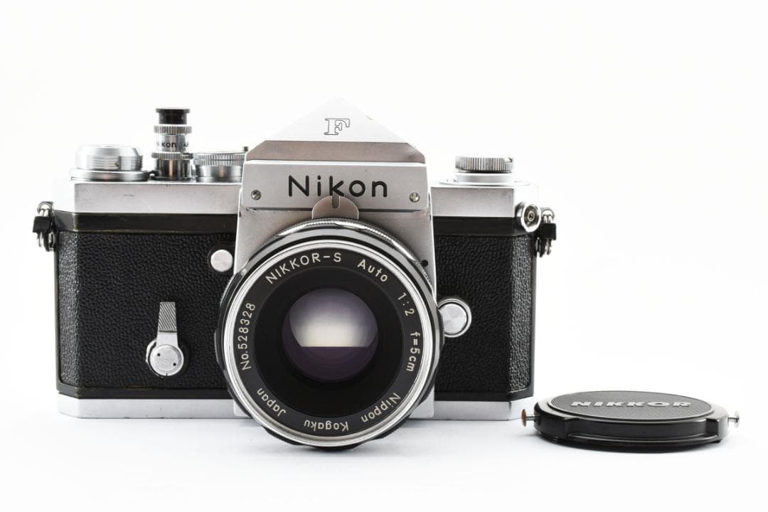 Nikon F アイレベル 初期型 シリアル 640 5cm F2.0 9枚絞り 販売済み 中古 ニコン F アイレベル シルバー 初期型 5cm F2 セット
