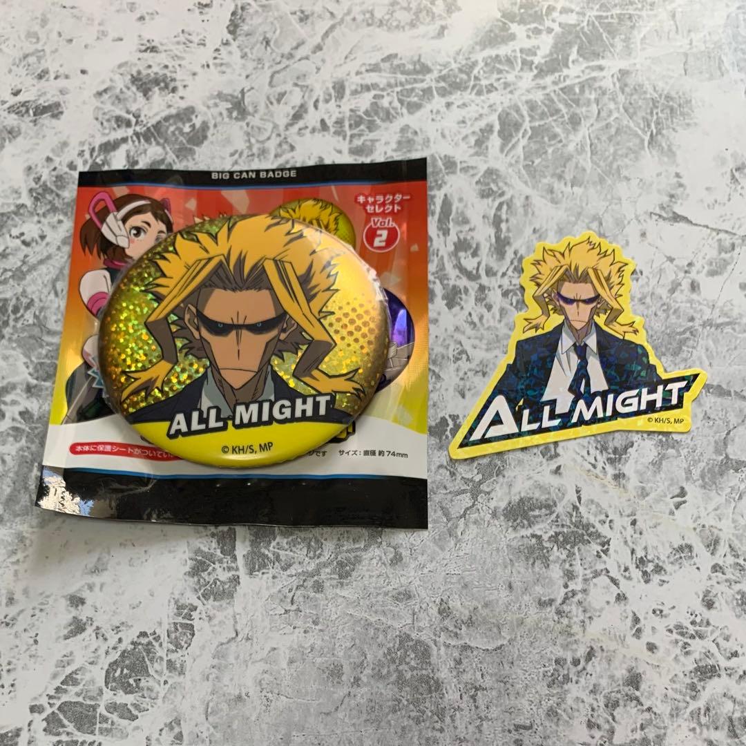 ヒロアカ 八木俊典 オールマイト ダイソー缶バッジ他 - メルカリ