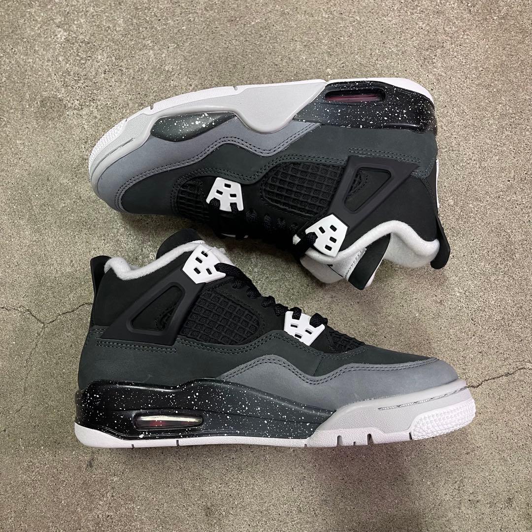 Nike GS Air Jordan 4 Retro \"Fear\" 23㎝