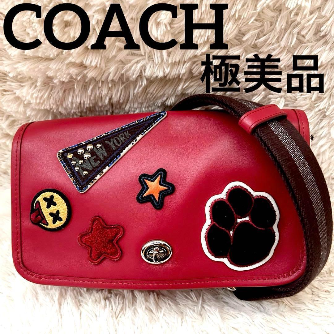 極美品 コーチ ウィズ ペニー ショルダーバッグ カメラバッグ クロス