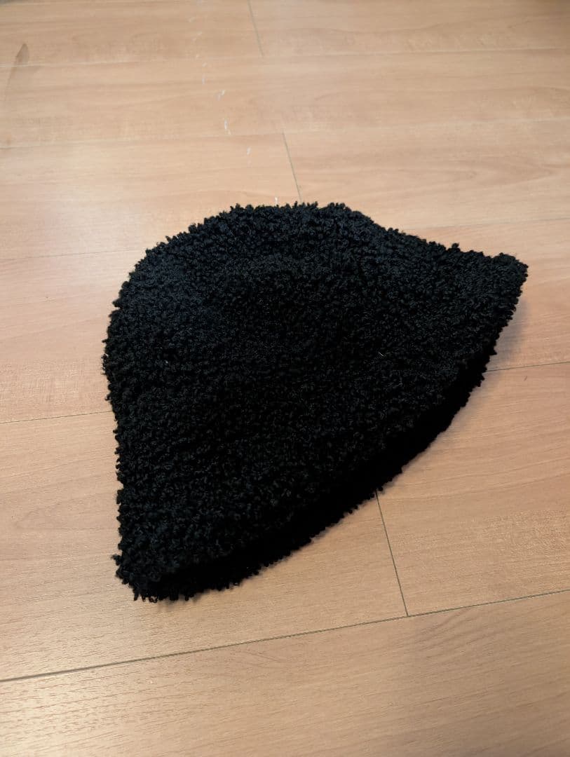 ク*タ様 HERMES 羊毛 バケットハット フランス製 中古・古着通販】HERMES (エルメス) モッチバケットハット ブラック