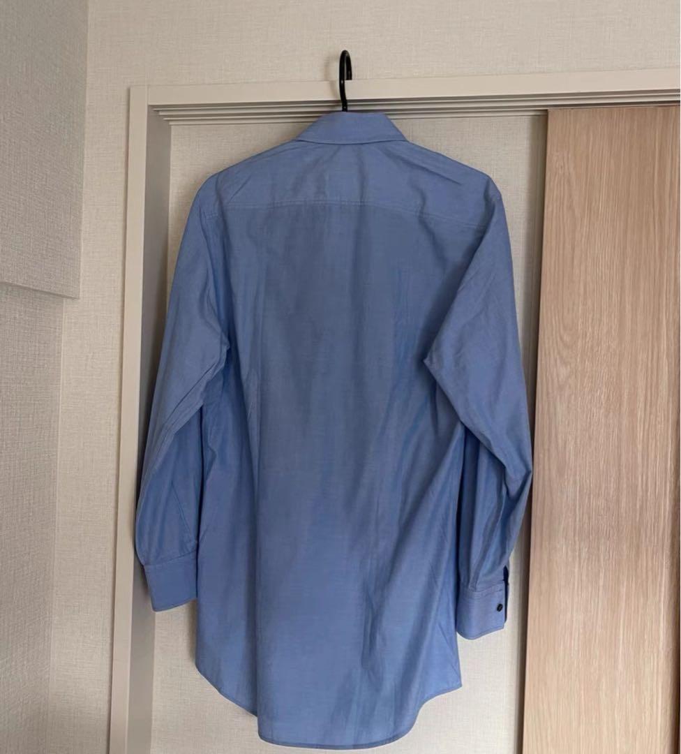 Gucci グッチライトブルー 長袖シャツ ボタンアップ - メルカリ