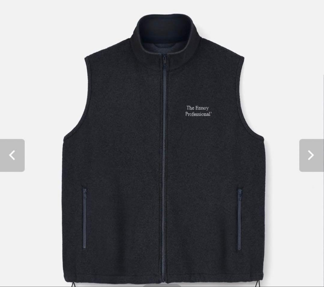 トップス ENNOY PROFESSIONAL FLEECE VEST BLACK L トップス ennoy PROFESSIONAL FLEECE VEST BLACK The Ennoy