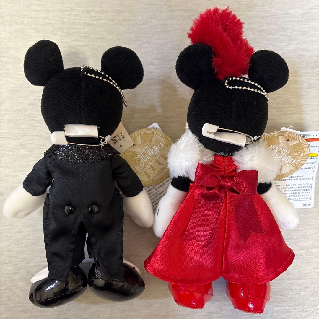 本文必読】ビッグバンドビート ミッキー ミニー ぬいぐるみバッジ BBB