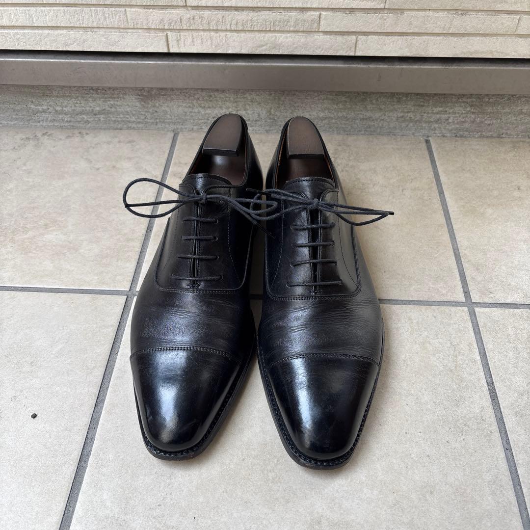 三陽山長　ストレートチップ サイズ9 三陽山長 匠友二郎 ストレートチップ ブラック サイズ9 - 中古革靴販売