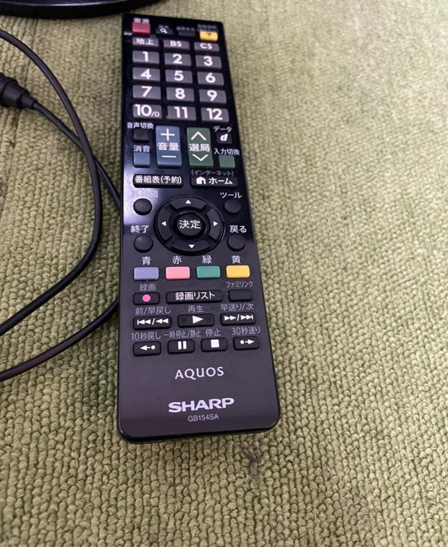 飯島壱子 シャープ 19V型 液晶テレビ ハイビジョン 外付HDD対応